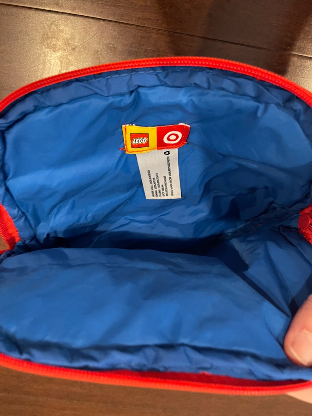 lego x target multicolored zipper pouch - Picture 4 of 6